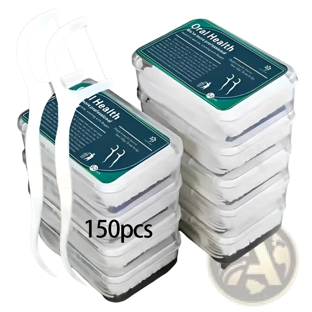 Dental Floss Picks 150 Count Interdental Brush Set
