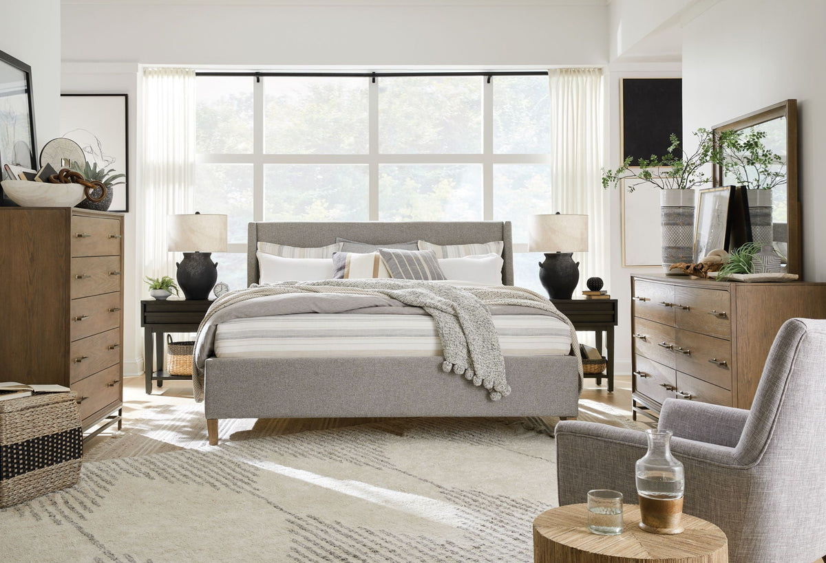 Lindon - Complete Upholstered Island Bed