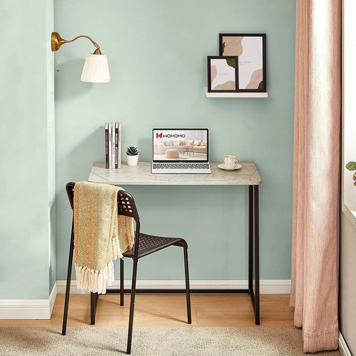 Small Foldable Computer Desk For Home Office Everyday Use