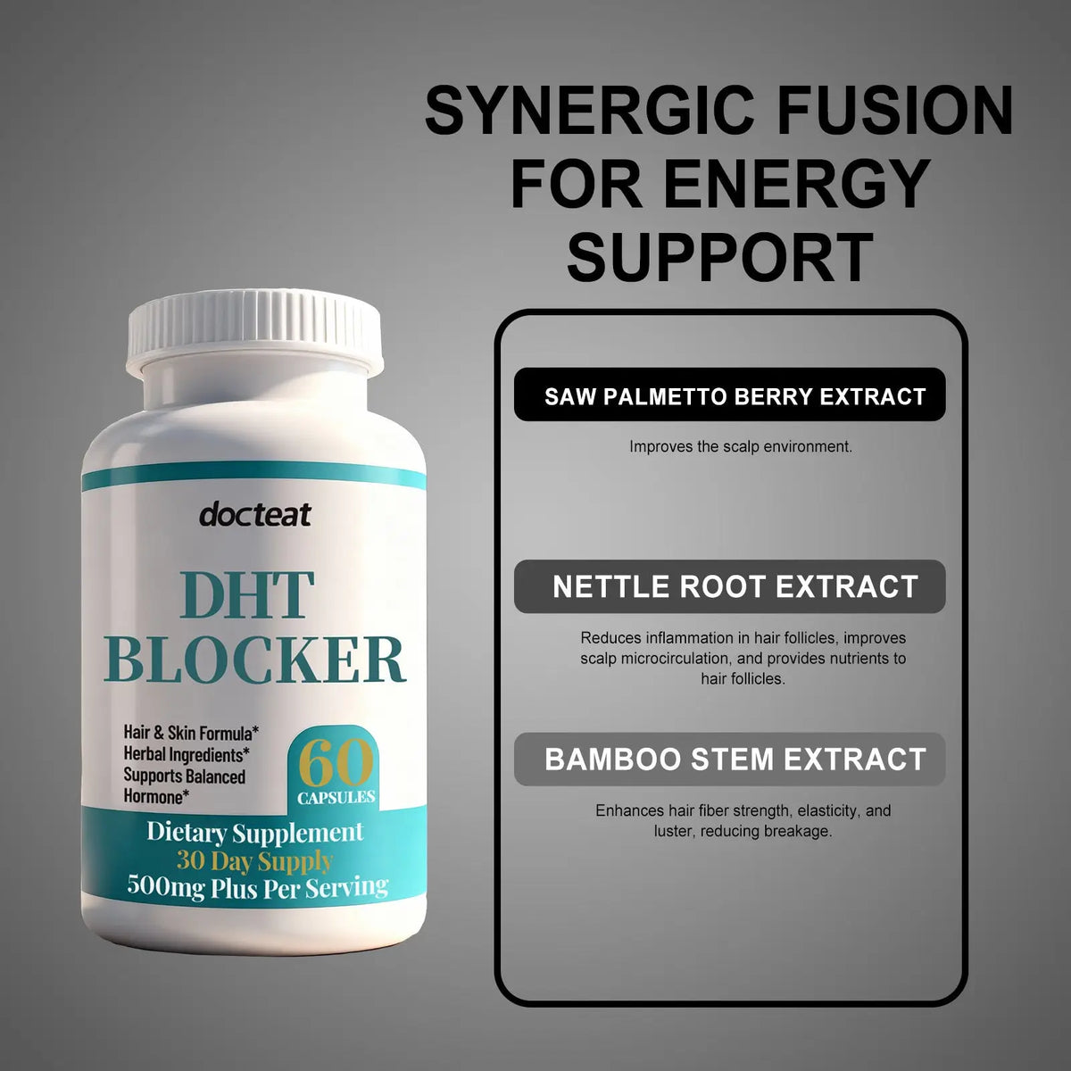 Dht Blocker Hair Growth Capsules 60 Softgels