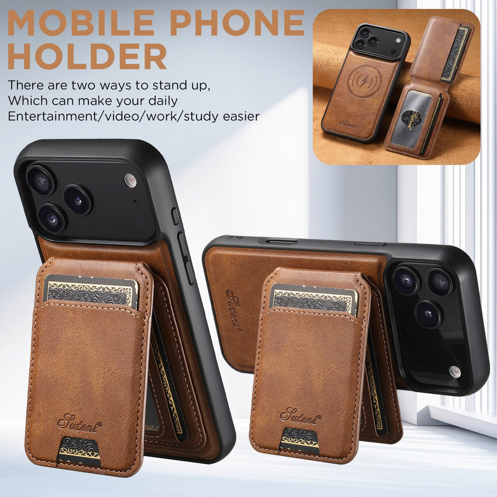 Magnetic Card Holder Two-in-one Wireless Charging Phone Case