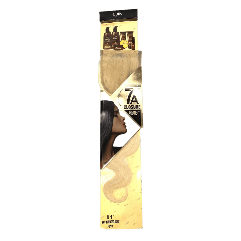 EBIN New York 4x4 Closure Body Wave 14'' (613) Hair Extension