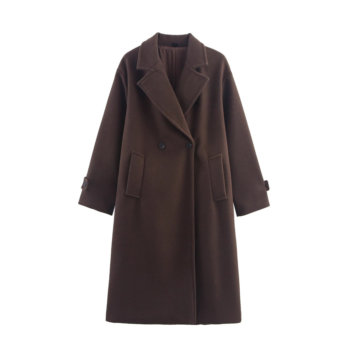 Womens Loose Elegant And Minimalist Long Coat