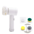 Electric Cleaning Brush Waterproof 5 Head Usb Scrubber