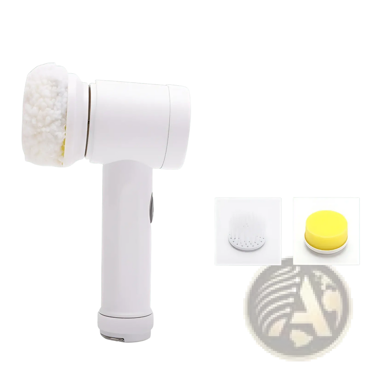 Electric Cleaning Brush Waterproof 5 Head Usb Scrubber