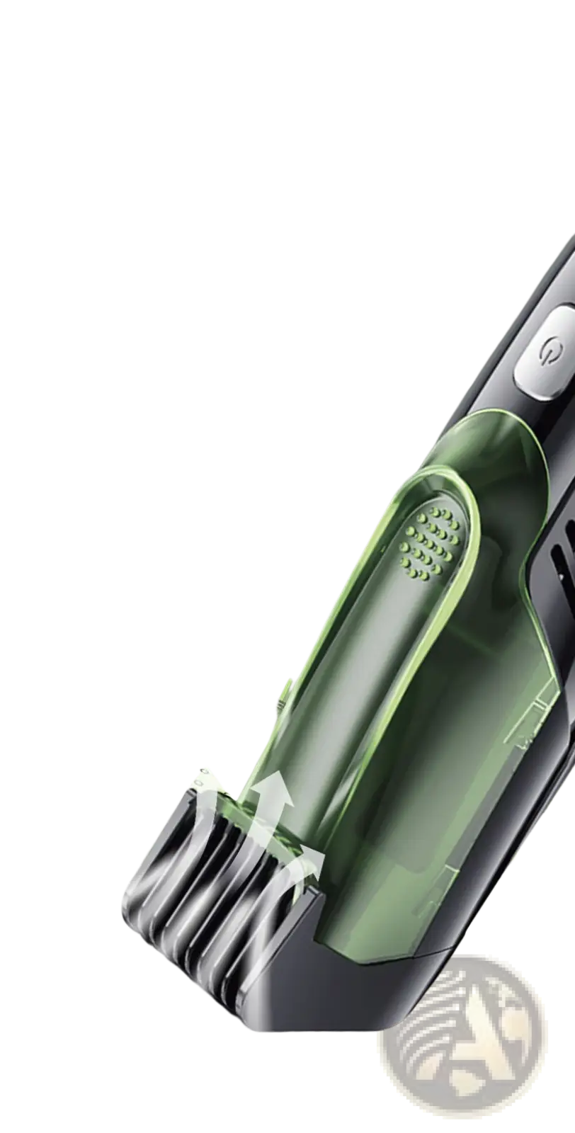 Electric Hair Trimmer with Vacuum and Digital Display