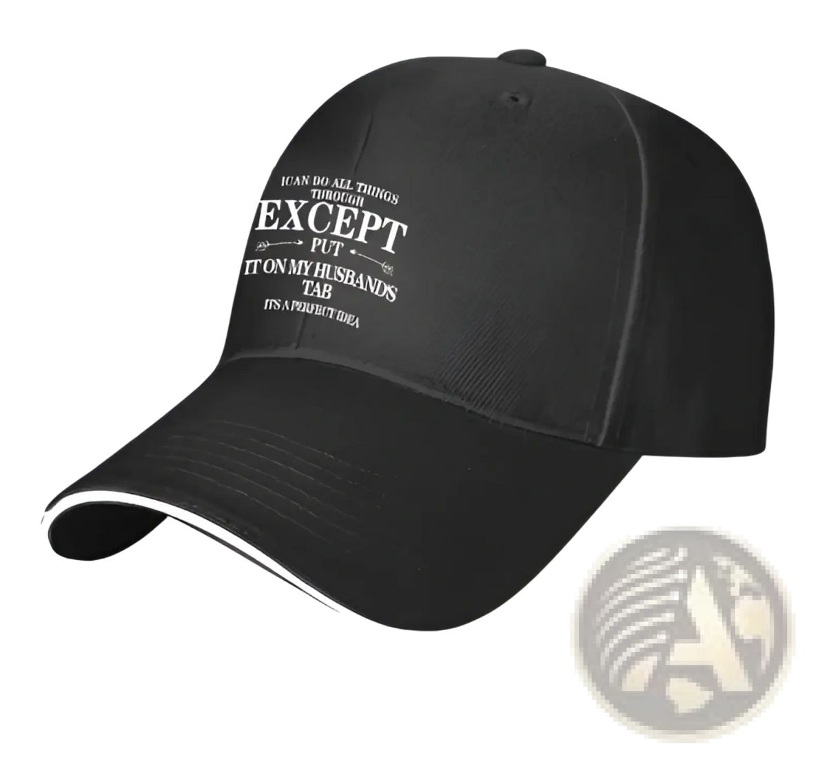 Embroidered Slogan Baseball Cap Sun Hat for Women