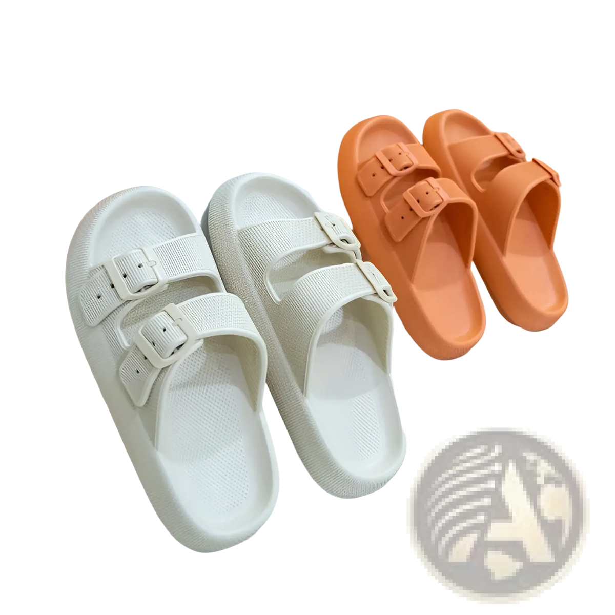 Eva Platform Buckle Sandals Breathable Thick Sole Slippers
