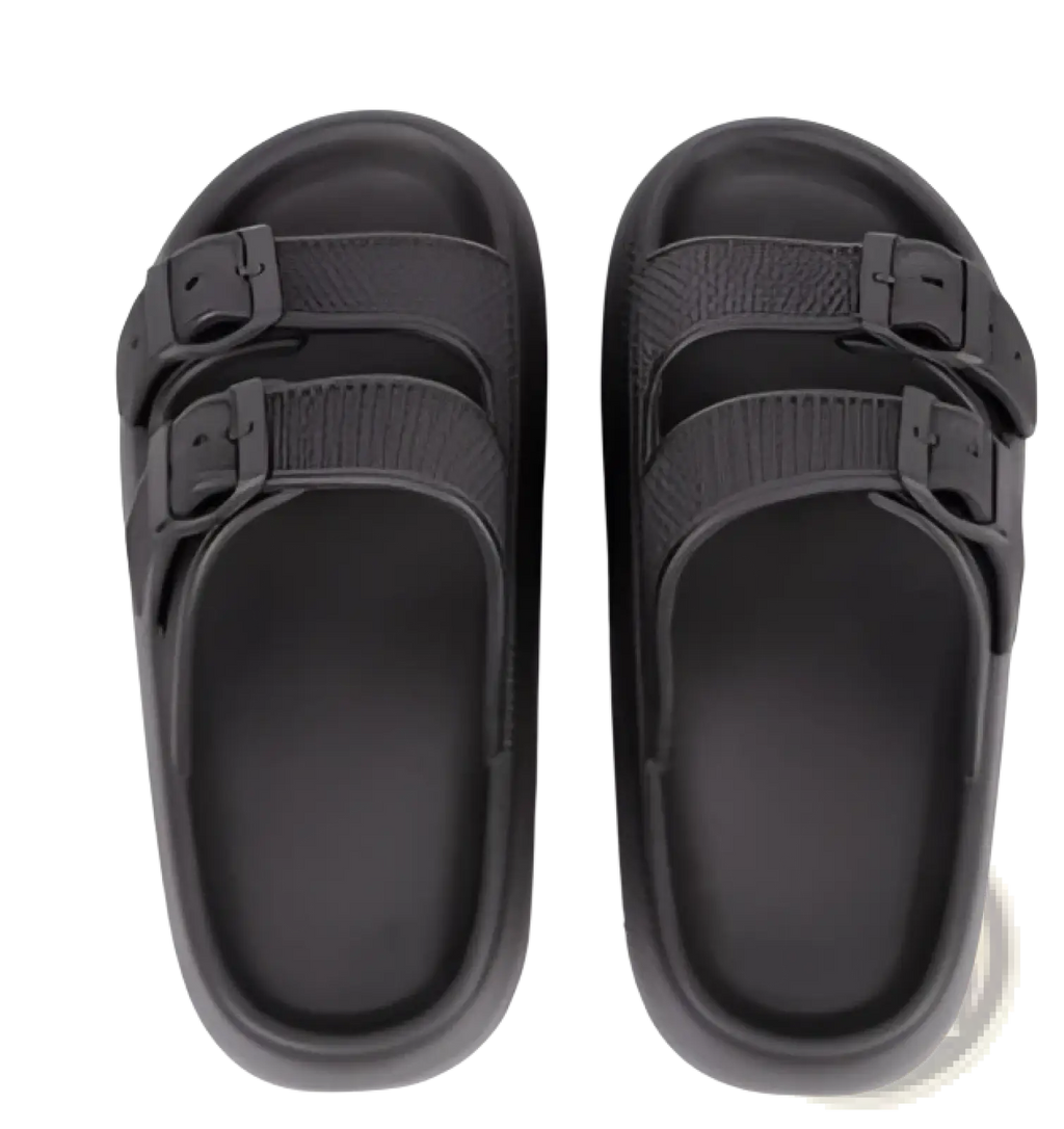 Eva Platform Buckle Sandals Breathable Thick Sole Slippers
