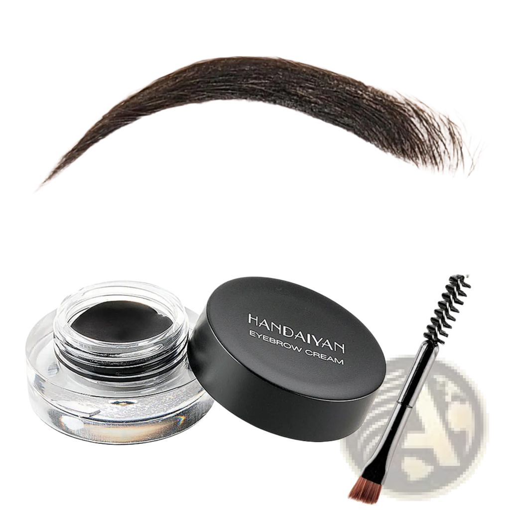 Eyebrow Brush and Gel Set with Pink Angled Applicator