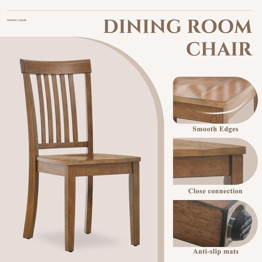 Windsor Spindle Back Dining Chairs Set Of 6 In Light Brown
