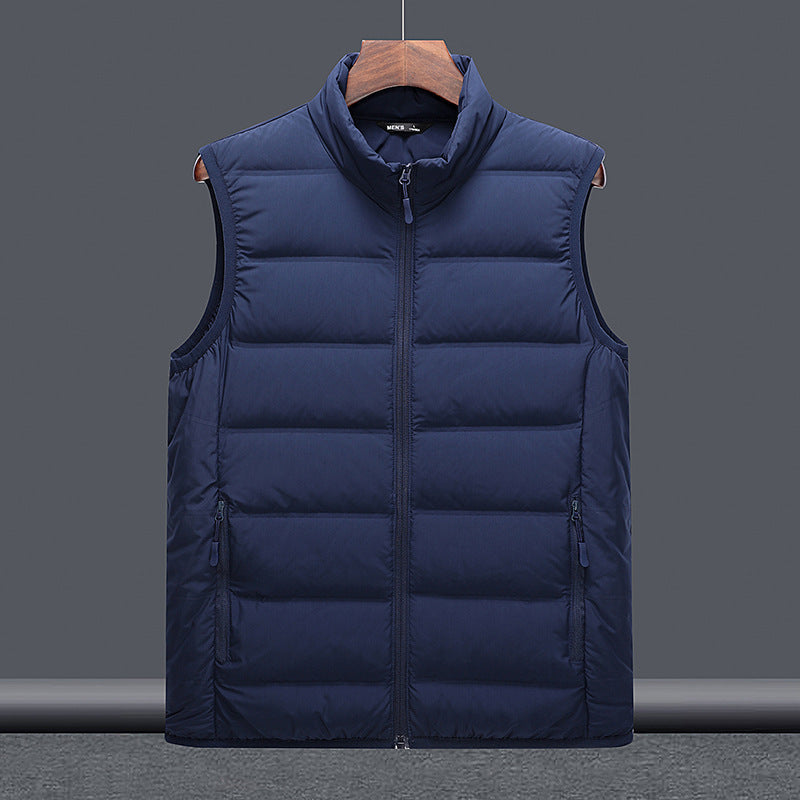 Thickened Down Jacket Stand-Up Collar Lightweight Couples Vest Outerwear