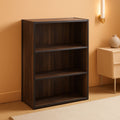 Pasir 3-Tier Open Shelf Bookcase Columbia Walnut Finish