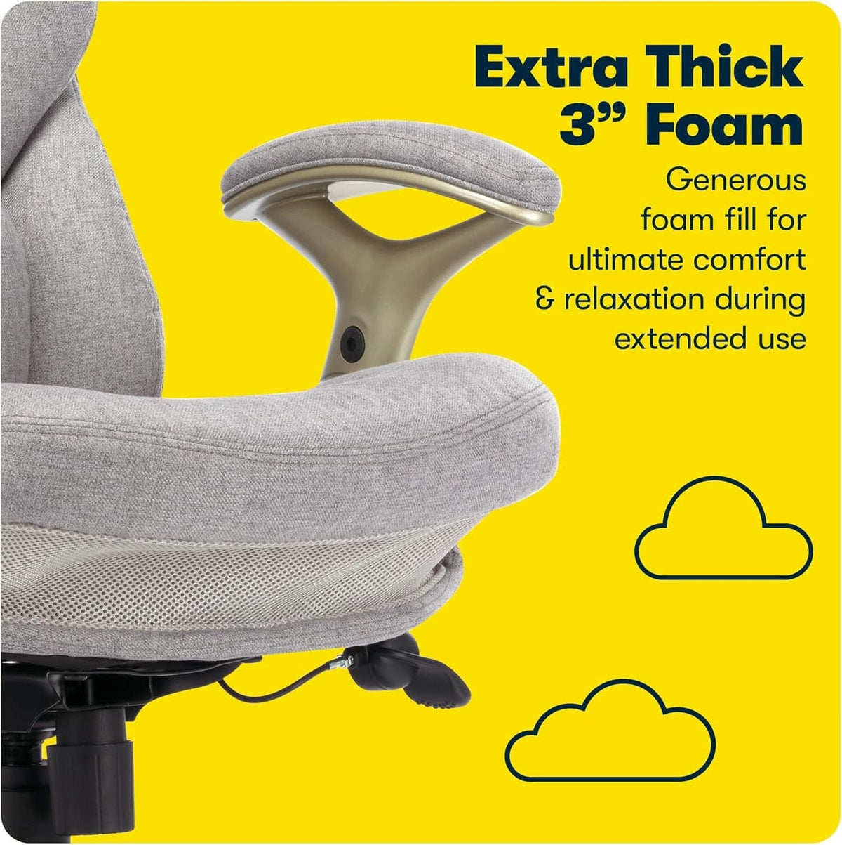 Ergonomic Executive Office Chair With Motion Technology Gray