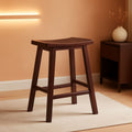 Satori 24 Inch Walnut Counter Stool For Modern Kitchen Bar