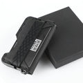 Men's Slim Metal Leather Wallet