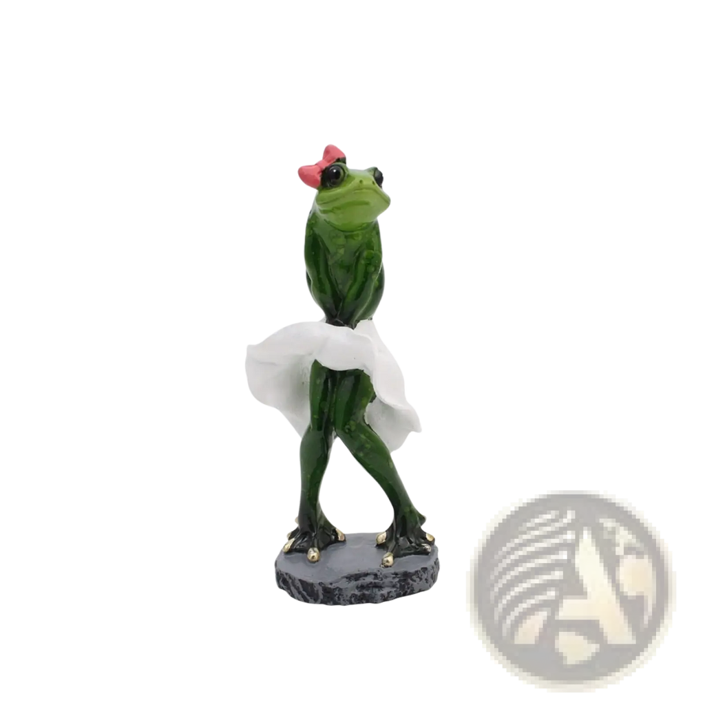 Frog Resin Figurine Whimsical Home Decor Statues