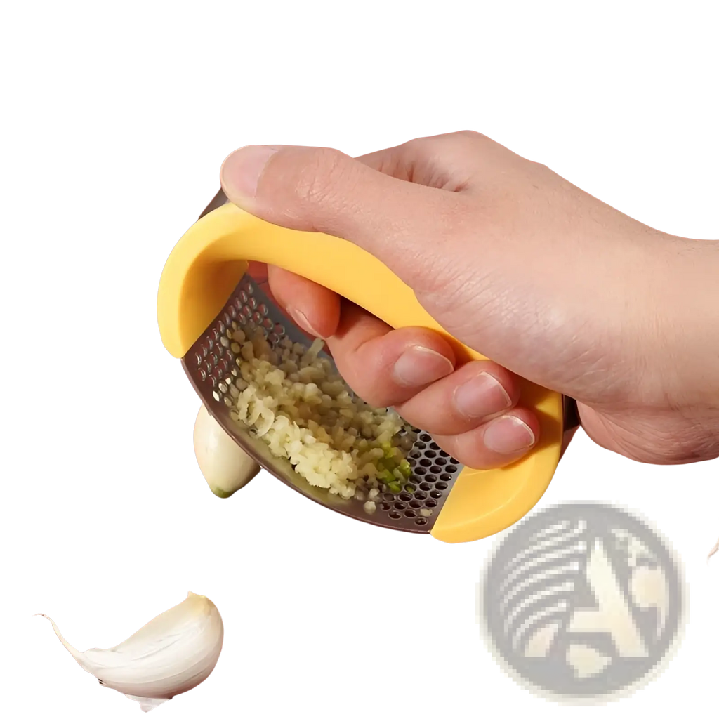 Garlic Press Stainless Steel Ergonomic Manual Mincer Tool