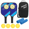 Pickleball Set with Paddles, Balls & Carry Bag