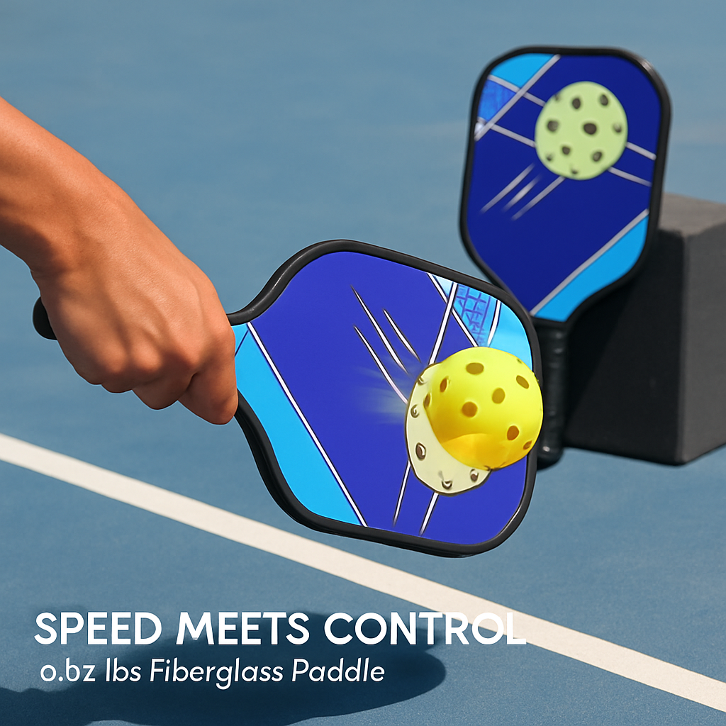 Pickleball Set with Paddles, Balls & Carry Bag