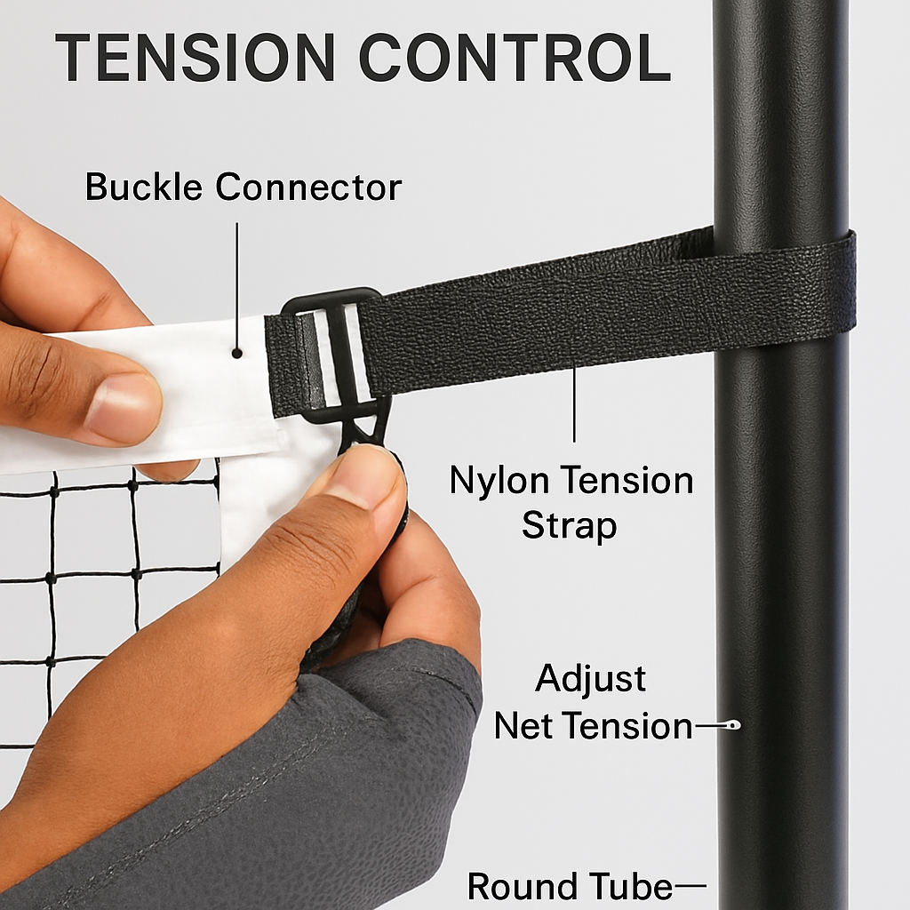 Portable Pickleball Net Set for Home Courts and Play