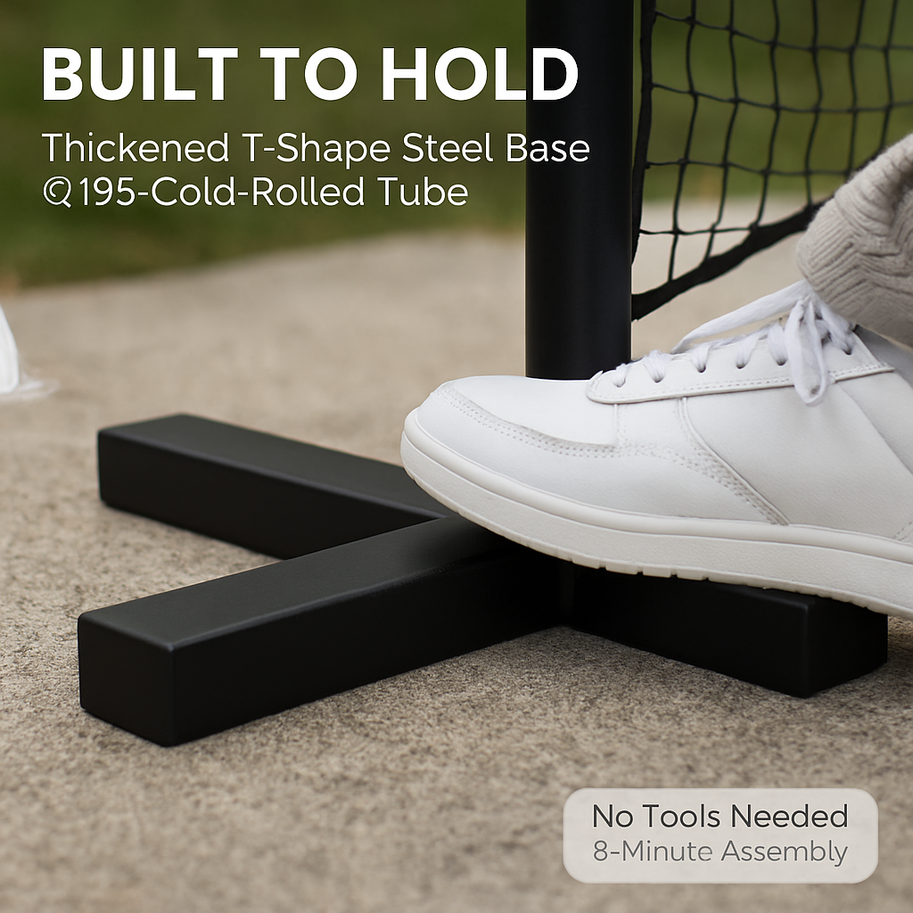 Portable Pickleball Net Set for Home Courts and Play