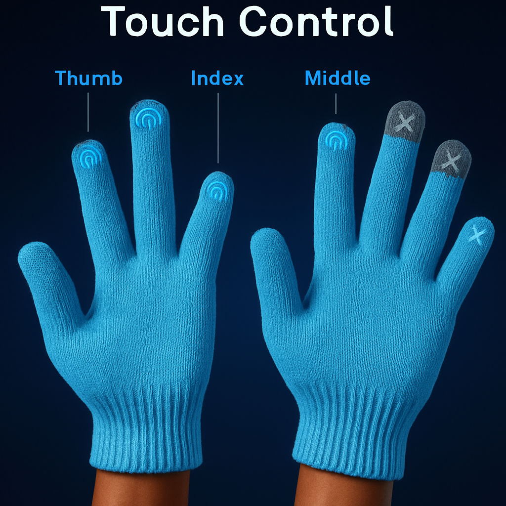 Unisex Winter Knit Gloves Touchscreen Outdoor Windproof Cycling Skiing Warm Gloves