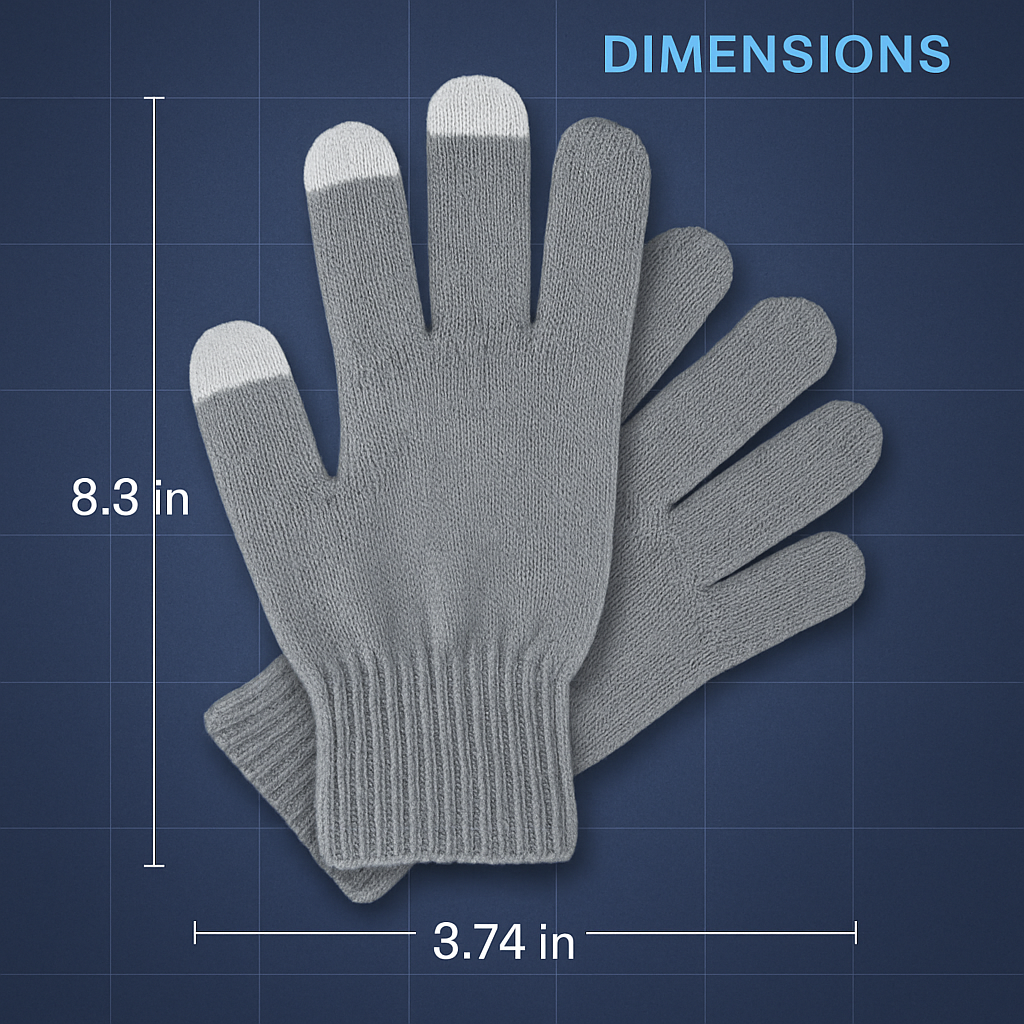 Unisex Winter Knit Gloves Touchscreen Outdoor Windproof Cycling Skiing Warm Gloves