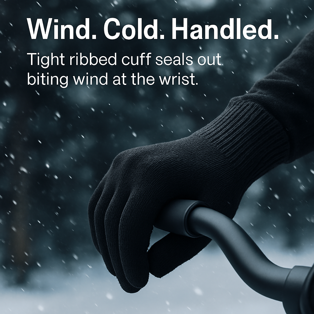 Unisex Winter Knit Gloves Touchscreen Outdoor Windproof Cycling Skiing Warm Gloves