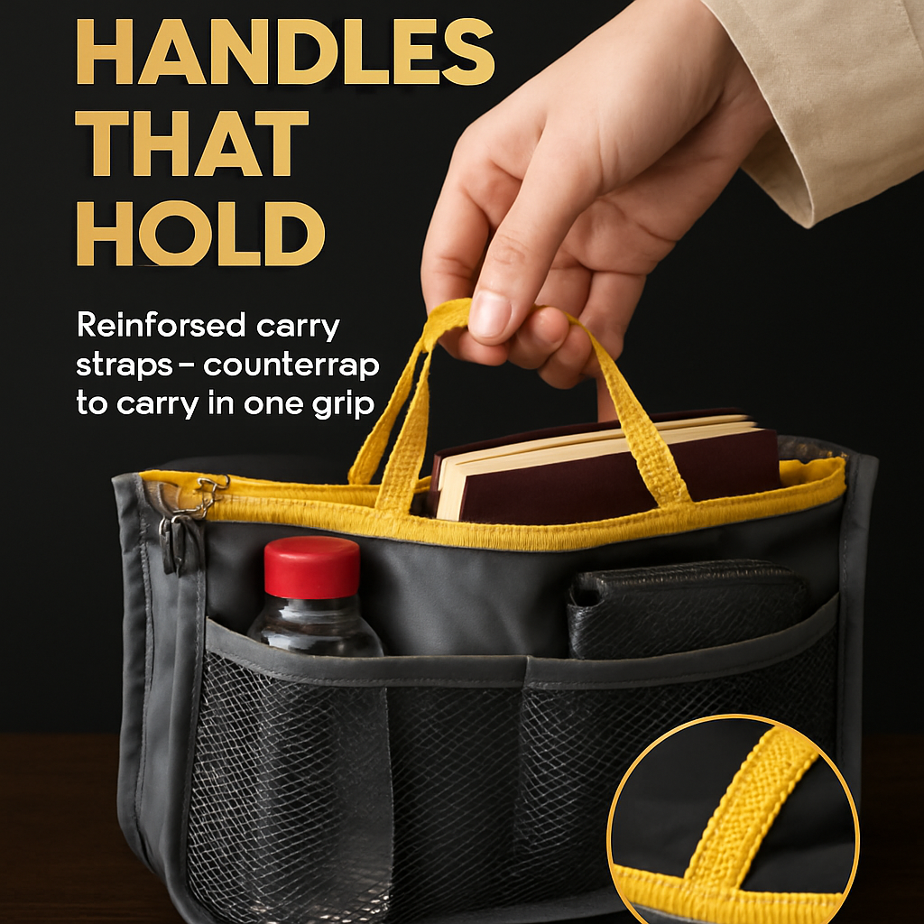 Handbag Organizer for Travel - Spacious Pockets