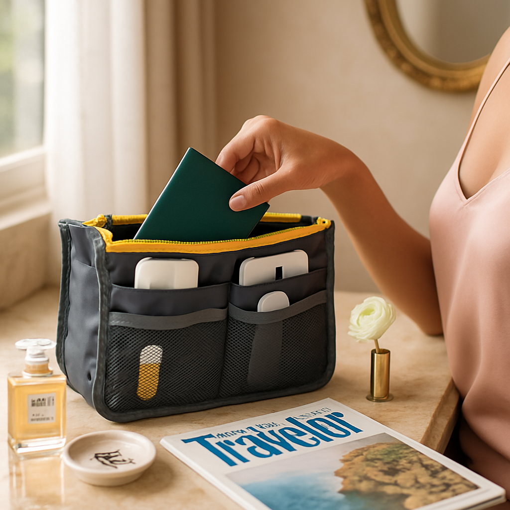 Handbag Organizer for Travel - Spacious Pockets
