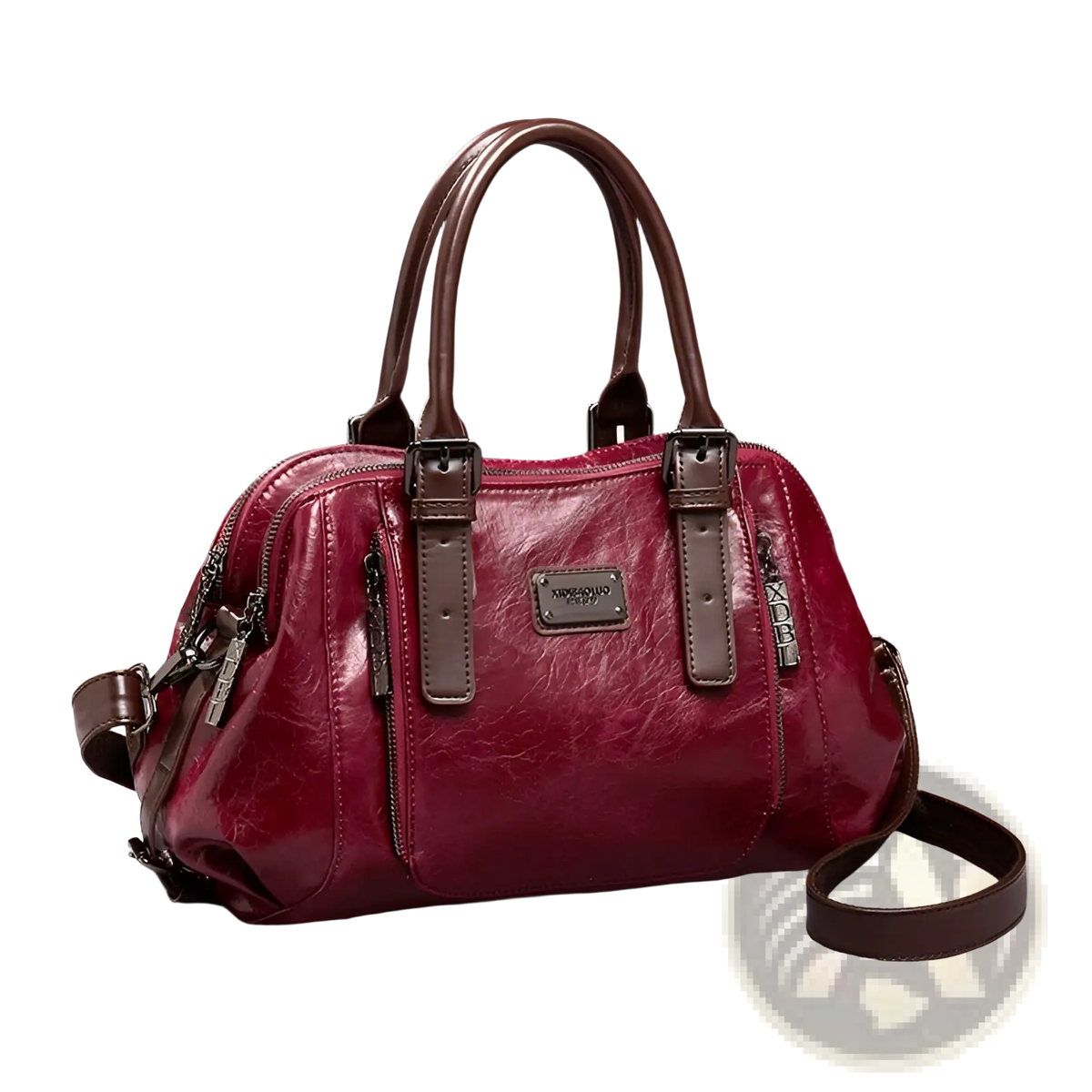 Genuine Leather Crossbody Handbag Vintage Tote Bag