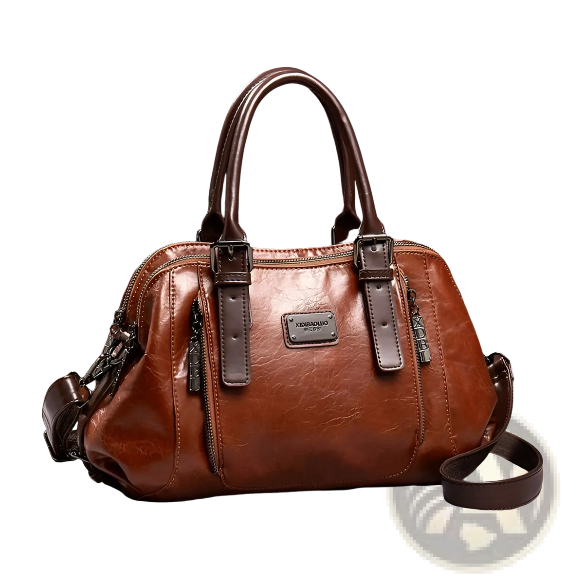 Genuine Leather Crossbody Handbag Vintage Tote Bag