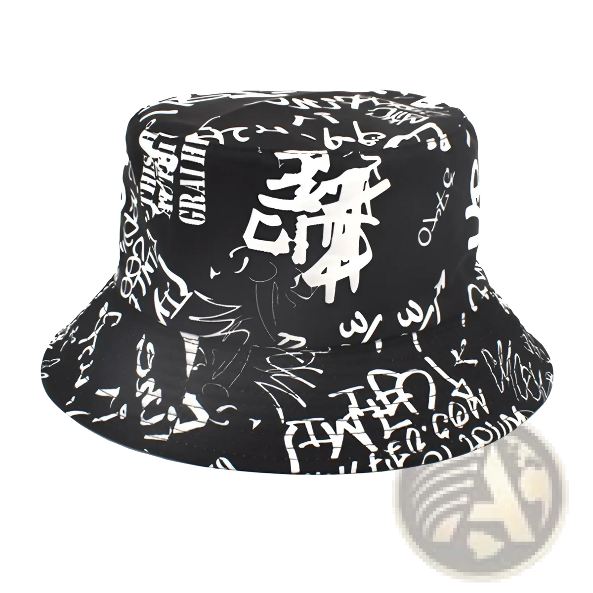Graffiti Bucket Hat Sunscreen Breathable Travel Cap