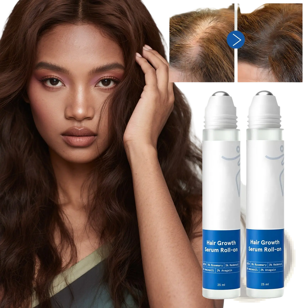 Hair Growth Serum Roll-on for Scalp and Frizzy Hair Care