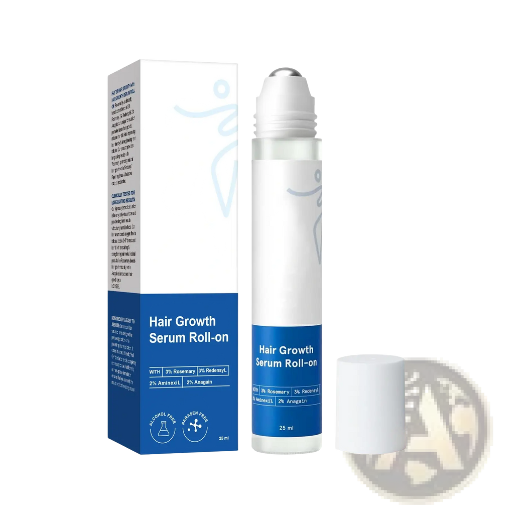 Hair Growth Serum Roll-on for Scalp and Frizzy Hair Care