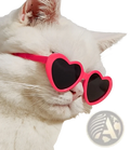 Heart Shaped Fashion Sunglasses for Pets and Dolls
