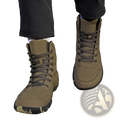 Hiking Boots Wide Toe Leather High Top Sports Shoes