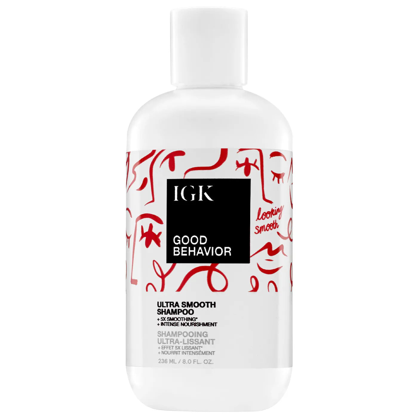 IGK Hair Good Behavior Ultra Smooth Shampoo 8 OZ