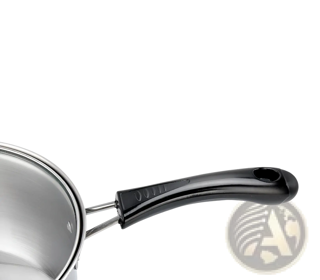 Induction Stainless Steel Cookware Set with Glass Lids