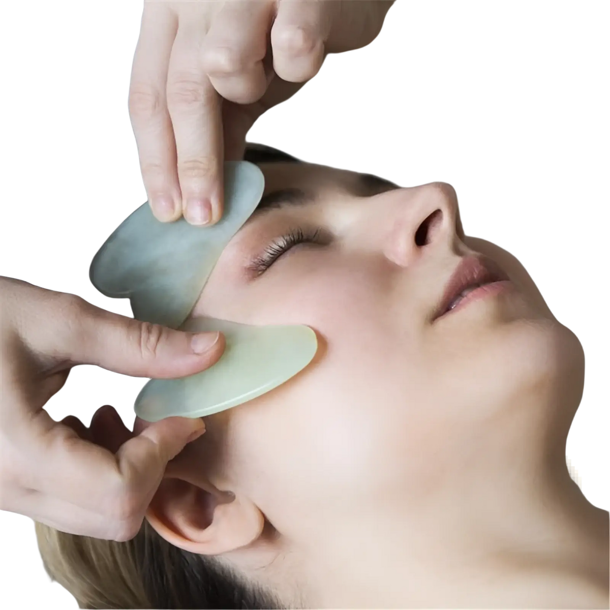 Jade Gua Sha Facial Massage Tool for Skin Care