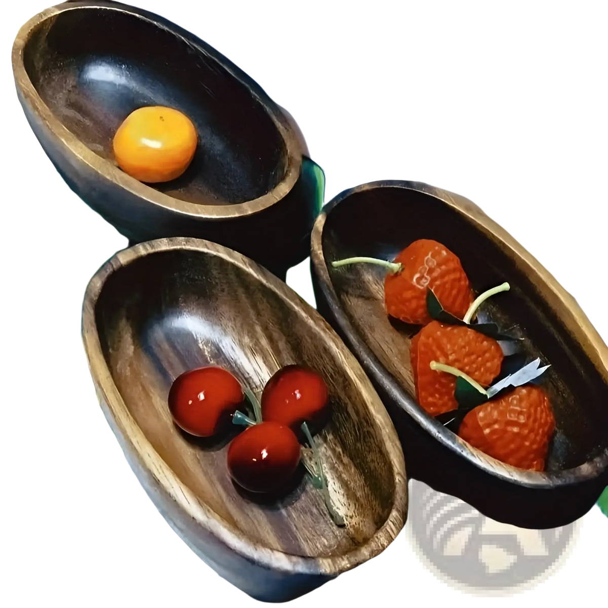Japanese Sushi Platter Handcrafted Wooden Boat Set