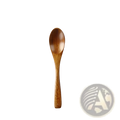 Japanese Wooden Honey Spoon Handcrafted Hemu Wood