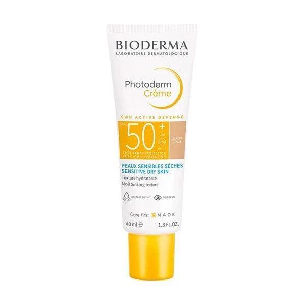 Bioderma Photoderm SPF50+ Sunscreen Cream - High Protection, Lightens Skin Tone, Non-Comedogenic