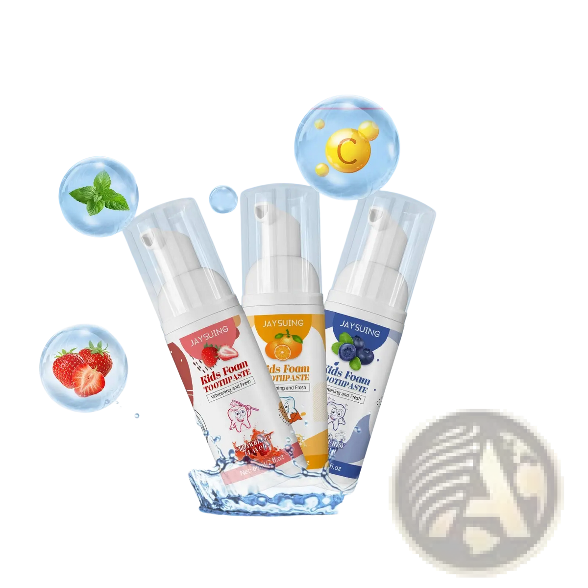 Kids Foam Toothpaste 60ml Cavity Protection Blueberry