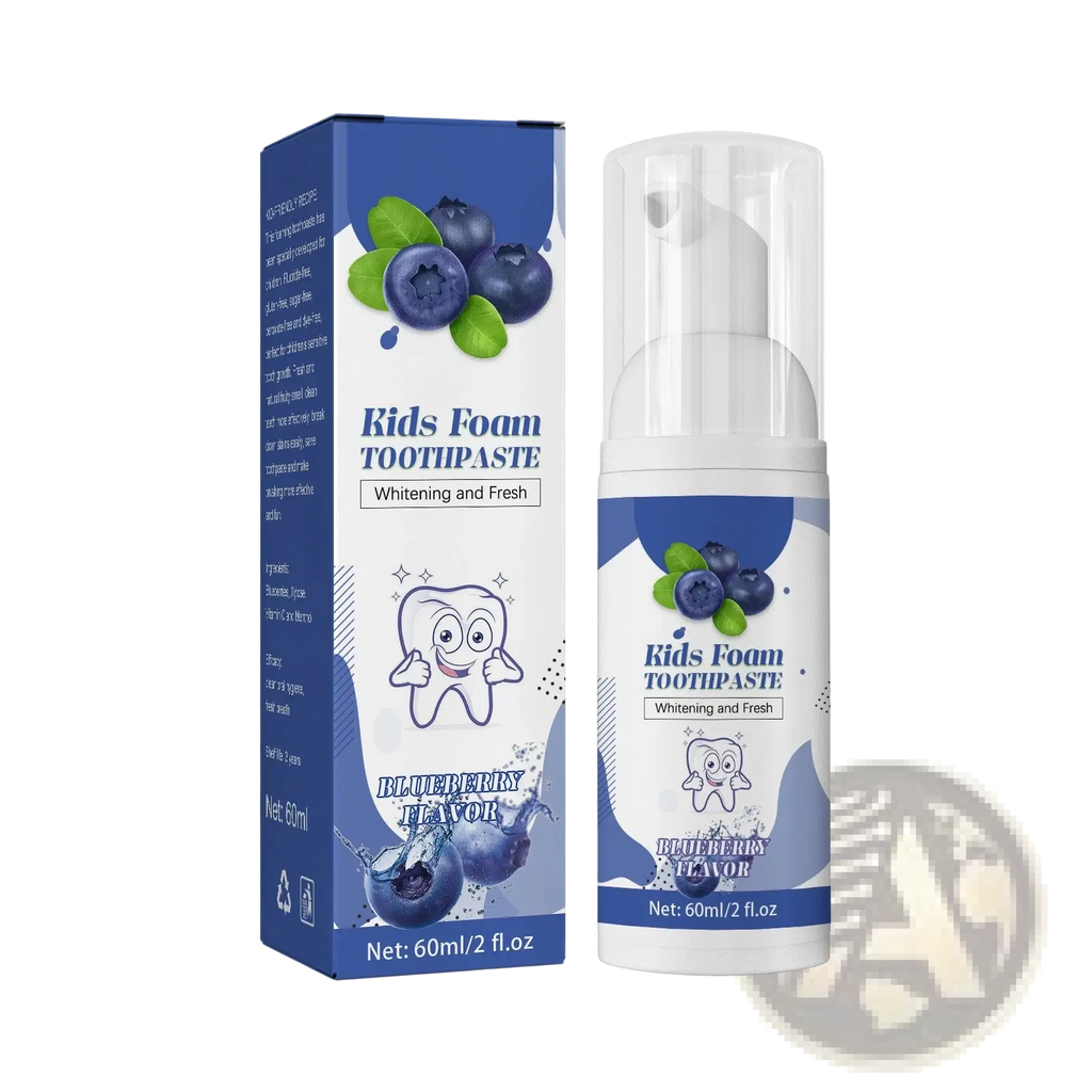 Kids Foam Toothpaste 60ml Cavity Protection Blueberry