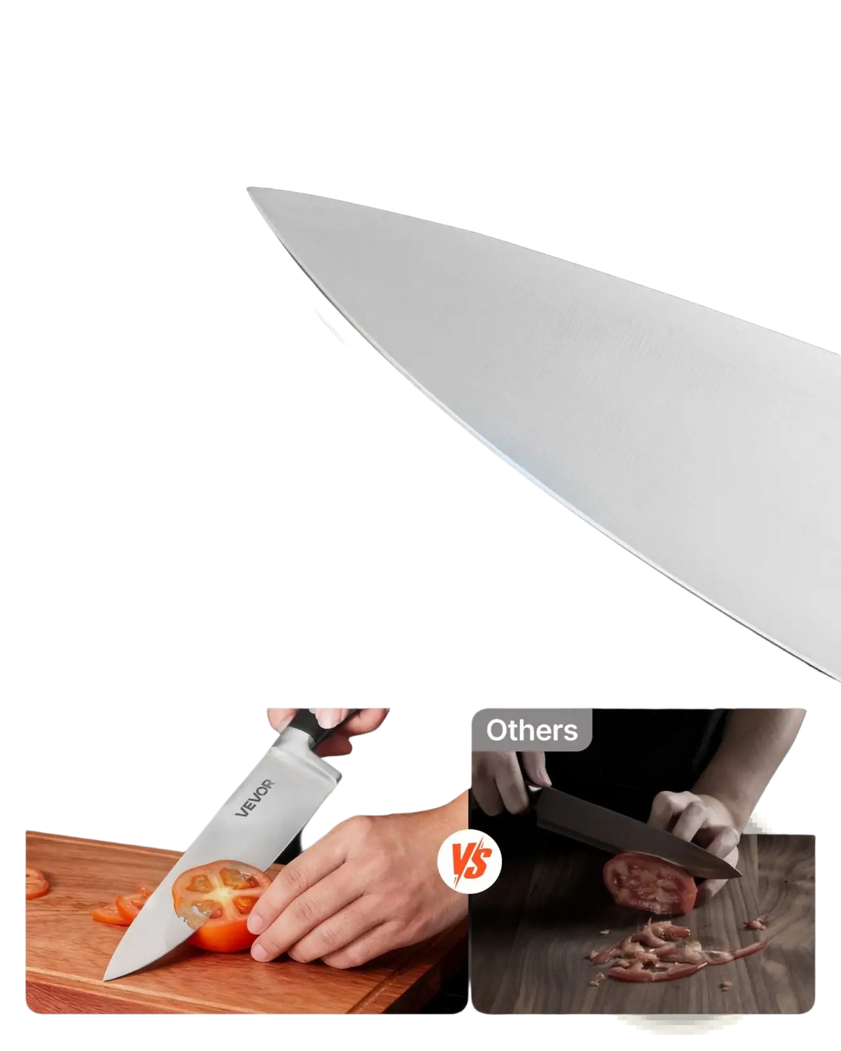 Kitchen Knife Set 15 Piece High Carbon Stainless Steel