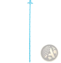 Kitchen Pipe Dredging Hook Smiling Drain Snake 51cm