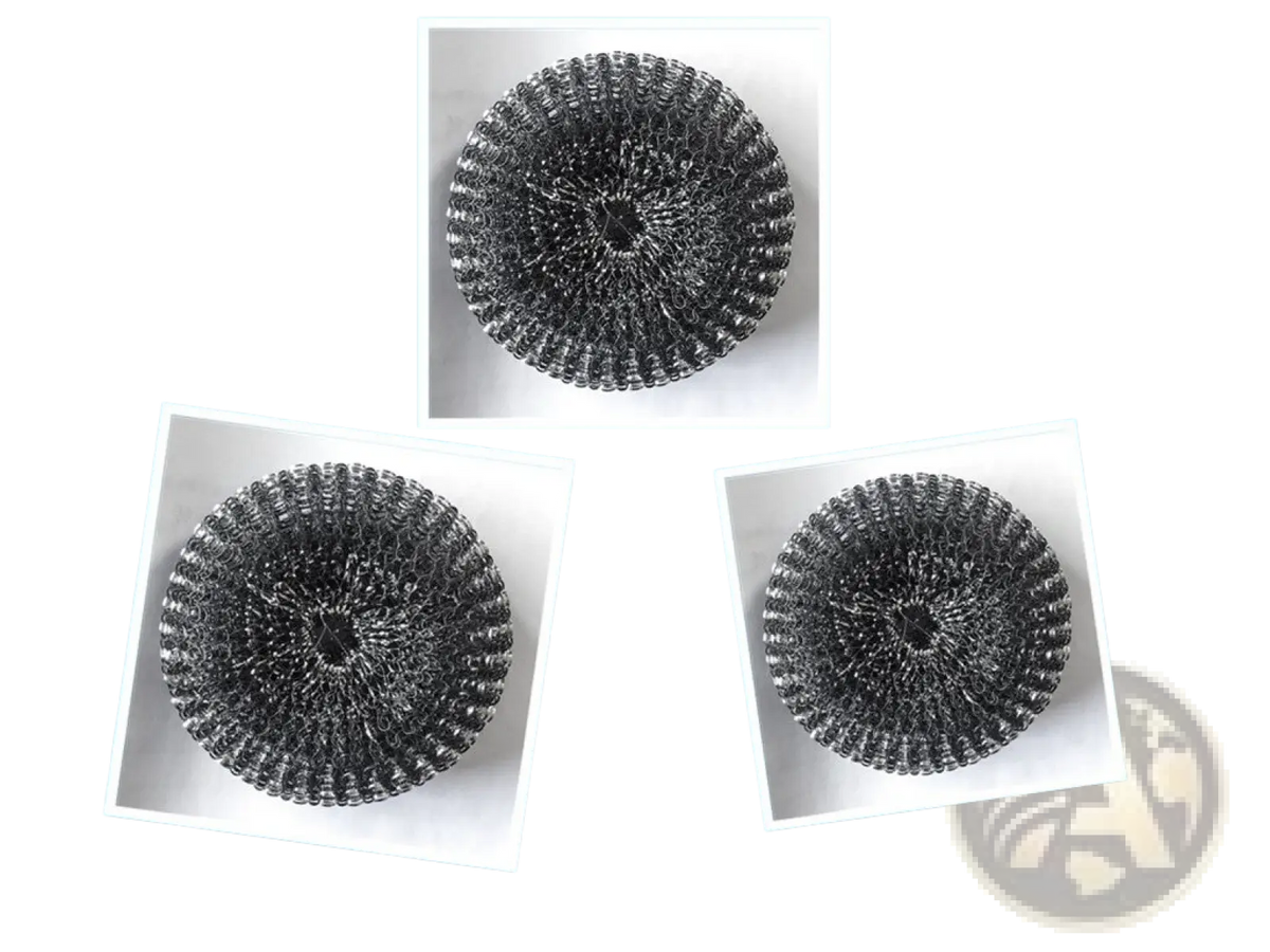 Kitchen Soap Dispensing Palm Brush and Scrubber Set