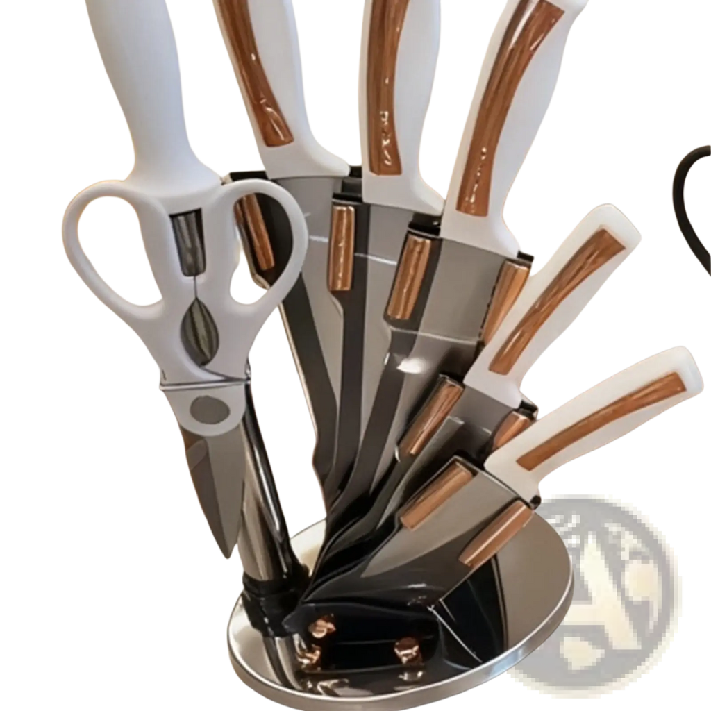 Kitchenware Knife Set with Modern Stainless Steel Blades